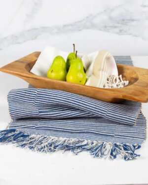 Blue Handwoven Table Runner
