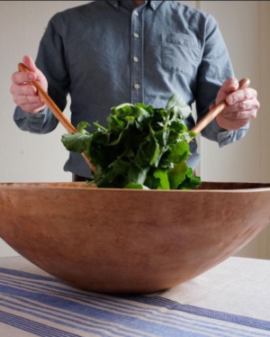 Extra Large (XL) 20 inch Classic Round Wood Bowl