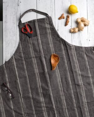 Gray Kitchen Full Apron