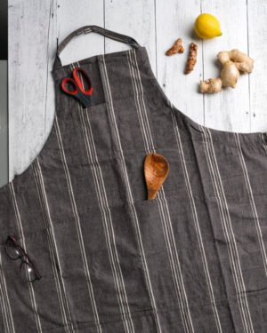 Gray Kitchen Full Apron