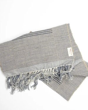 Gray Handwoven Table Runner