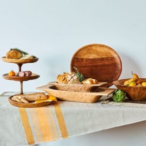 Large Ola Wood Platter- 18 inch