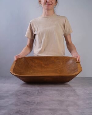 Rectangular Extra Large Wooden Bowl, Tray