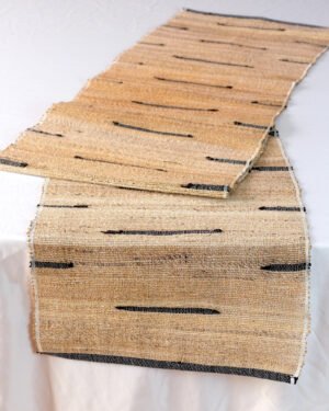 Banana Fiber and Cotton Handloom Table Runner - TerraKlay