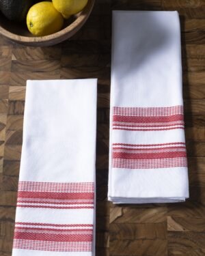 New Antigua Stripe Kitchen Towels Set of 2