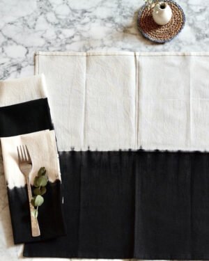 Shibori Cotton Napkins - TerraKlay
