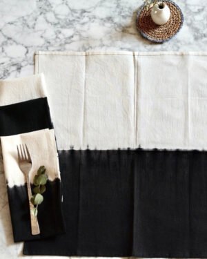 Jeba Ombré Shibori Cotton Napkins Set of 4