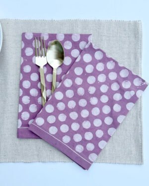 Lakshmi Polka Dots Dinner Napkins