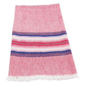 Red with Blue Chambray Kitchen Towels