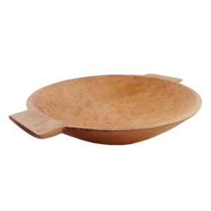 Large 19 inch Wood Bowl with Handles