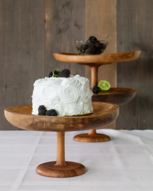 Wood Cake Stand