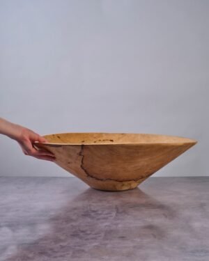 XXL 24 inch Classic Round Wood Bowl